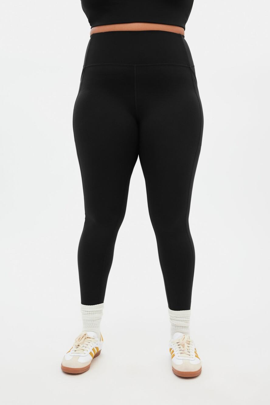 Girlfriend Collective Compressive Legging 7/8 XXL Black High Rise 4008 Workout